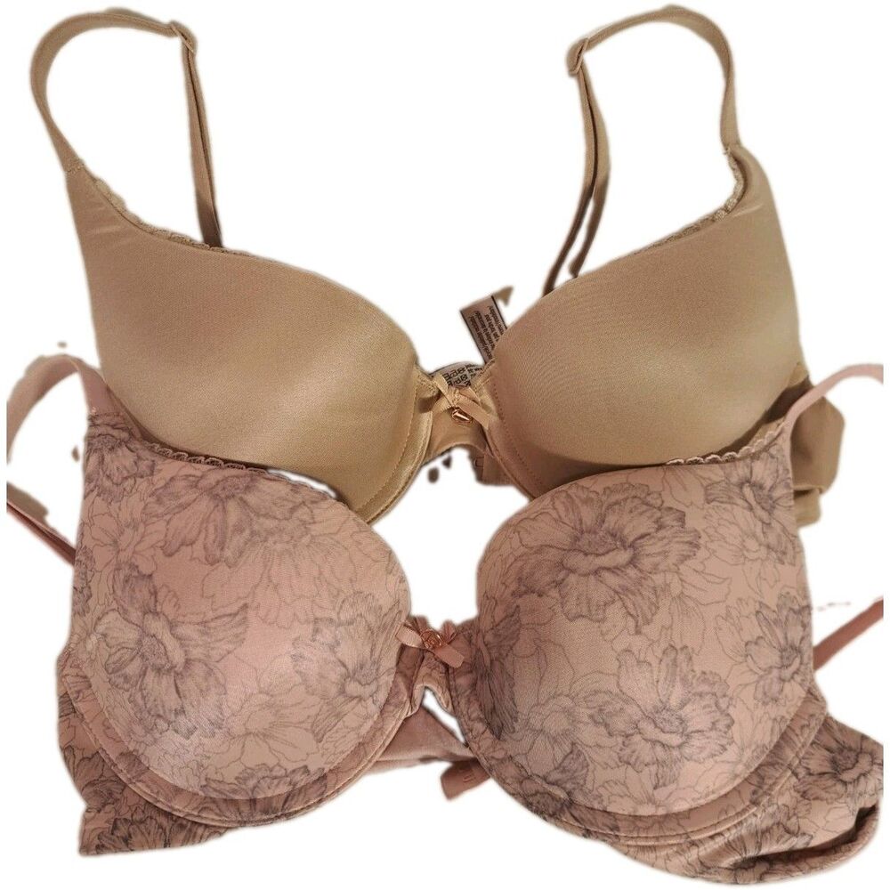 Lot of 2 Victoria Secret Body By Victoria Perfect Shape Bras 32 B